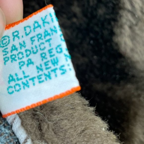 Vintage R. Dakin & Co Plush (1982) Butterfly Moth Mariposa Stuffed Puppet - Picture 7 of 8